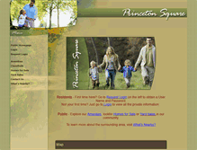 Tablet Screenshot of princetonsquarehoa.com